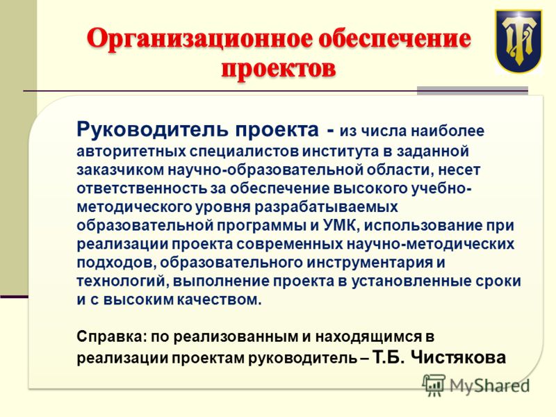 Руководитель интернет проекта обязанности