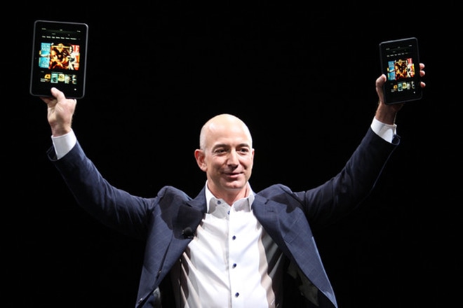 Джефф Безос представляет электронную книгу Kindle