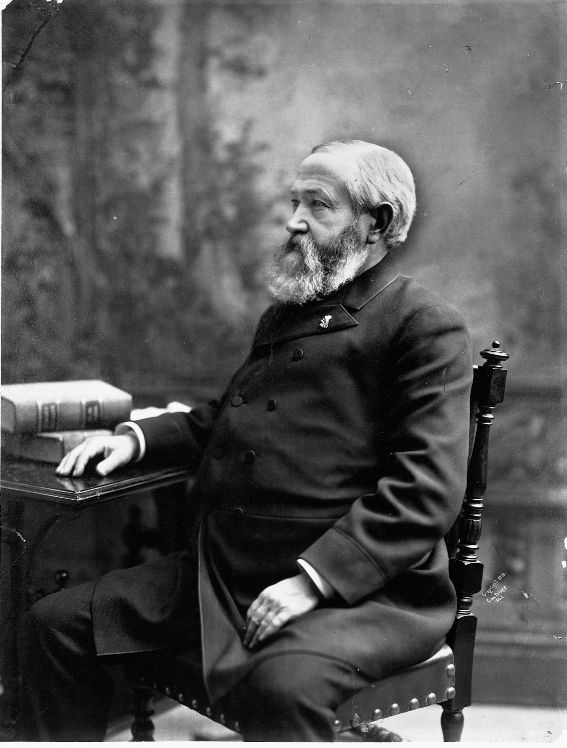 Benjamin Harrison (1833-1901) served as President of the United States from 1889 to 1893.