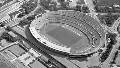 Олимпийский стадион в Токио. 1963—64. Архитектор Масасико Мурата.