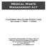 Medical Waste Management Act