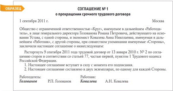 По согласию сторон. Соглашение о расторжении труд. Договора образец. Расторжение трудового соглашения по соглашению сторон образец. Соглашение о заключении срочного трудового договора образец. Прекращение дополнительного соглашения к трудовому договору.