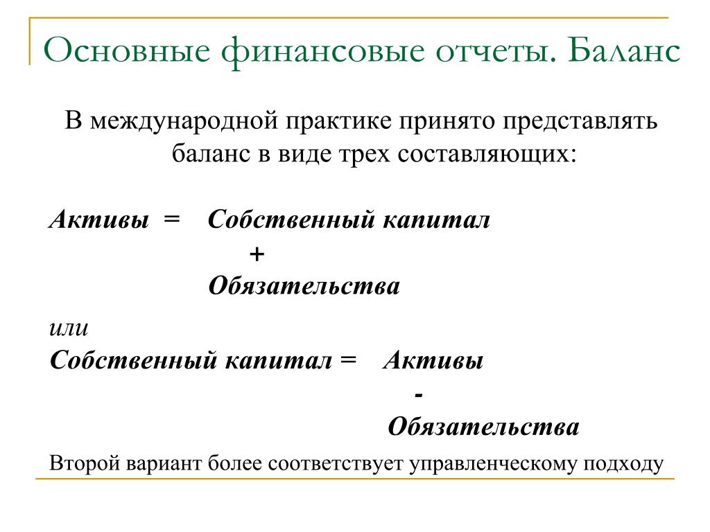 Капитал и собственный капитал в балансе как рассчитать, чтокнему относится икак он отражается вбалансе  Бухонлайн