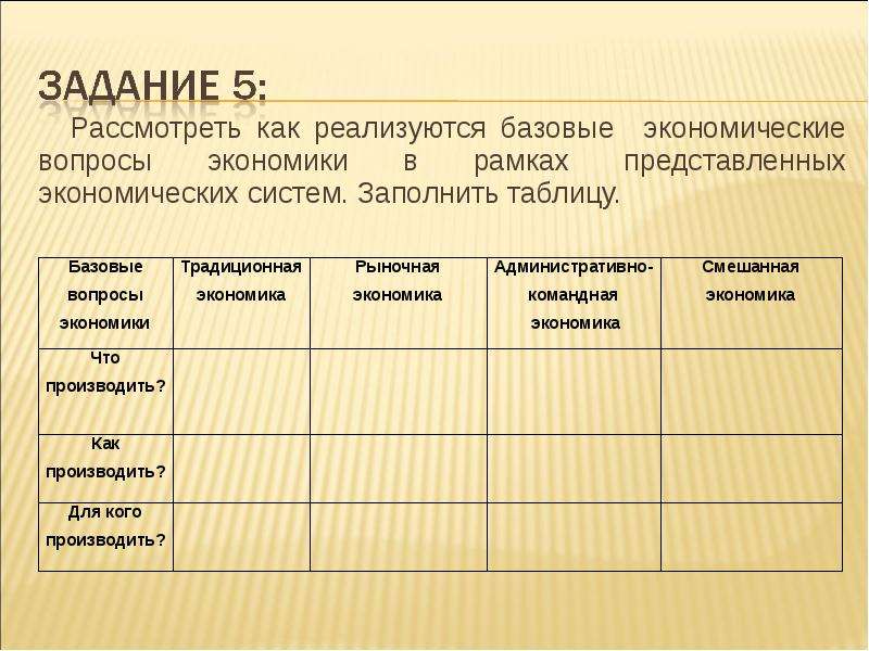 Таблица линии сравнения традиционная командная