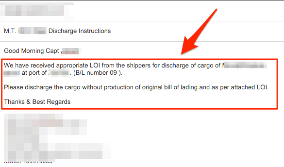 LOI Discharge instructions