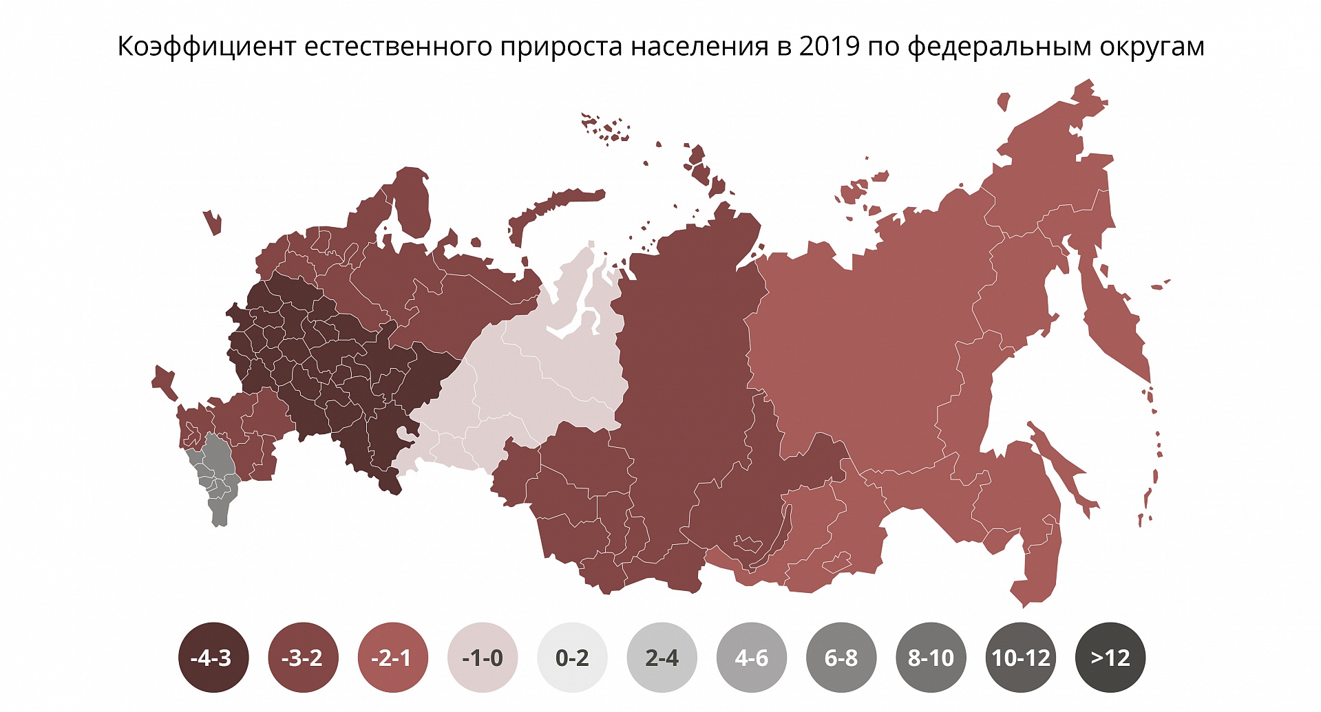 Демографическая карта рф