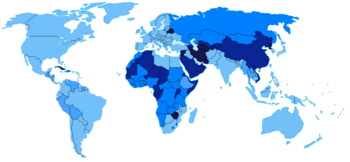 2019 Democracy index.svg