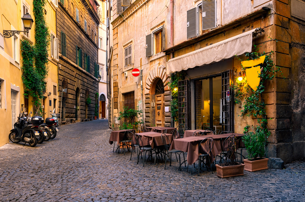 Уютная улица Рима