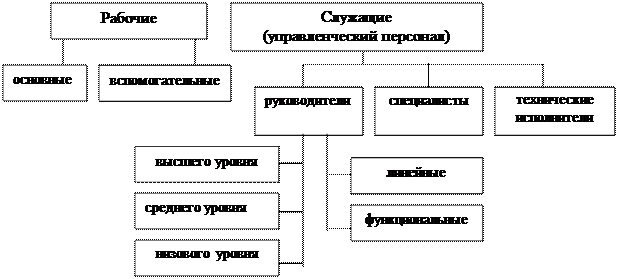 Рисунок 1 классификация персонала