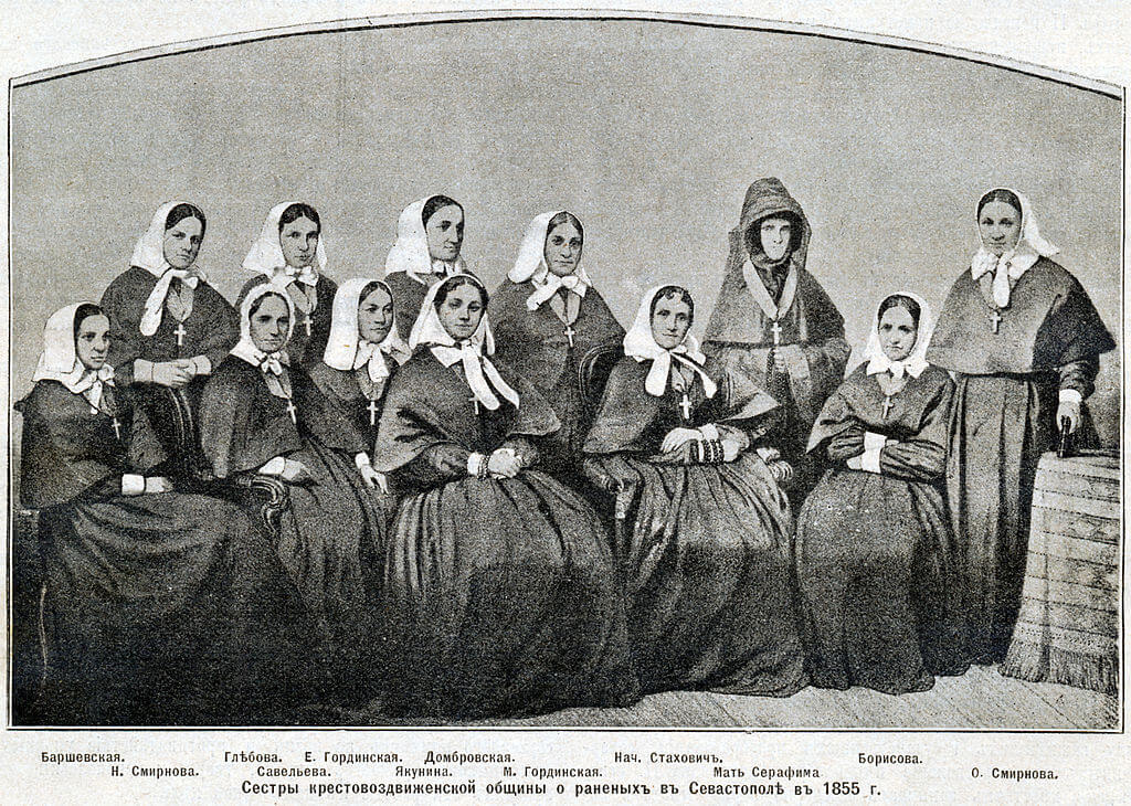 Сёстры Крестовоздвиженской общины, Севастополь, 1855 год