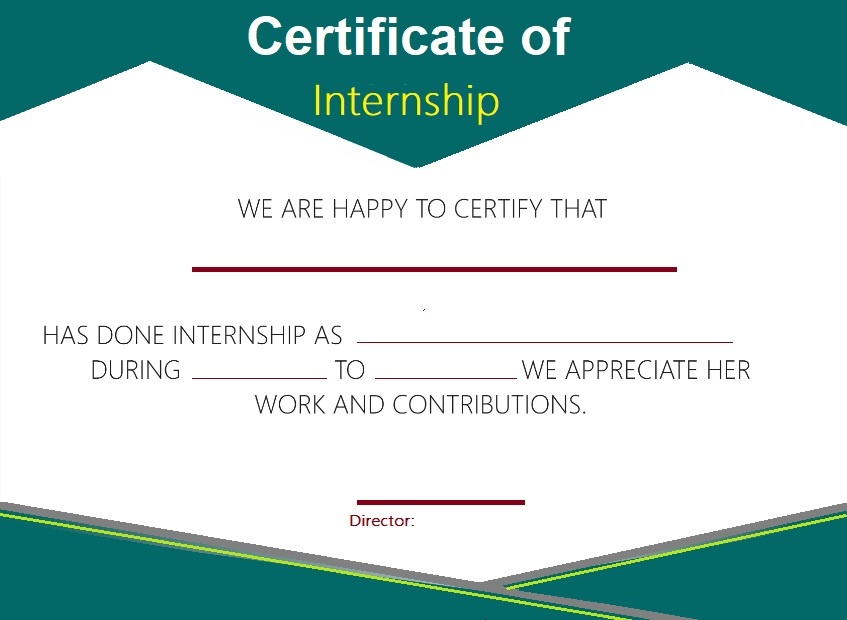 Internship Certificate 10