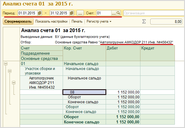 Счет 01.01. Анализ счета в 1с как. Анализ счета 1с Бухгалтерия. Анализ счета в 1с предприятие. Как сделать анализ счета в 1с.