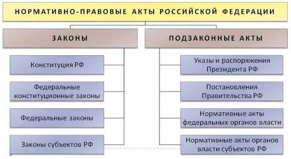 Курсовая работа: Нормативно–правовые акты, их виды и значения