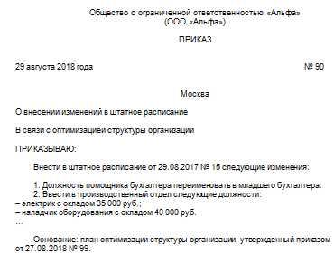 Приказ об увеличении оклада в связи с увеличением мрот образец 2023