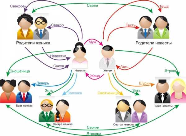 Кто кем приходится родственные связи кому схема