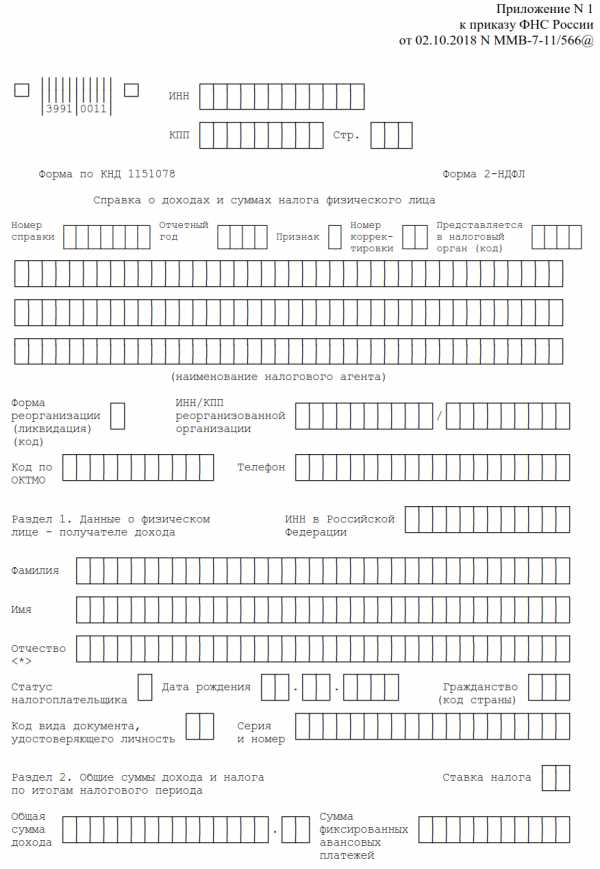 Опись документов в налоговую образец 3 ндфл бланк